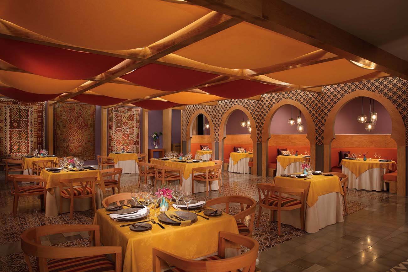 Dreams Playa Mujeres Resort Restaurants and Bars - Mezes