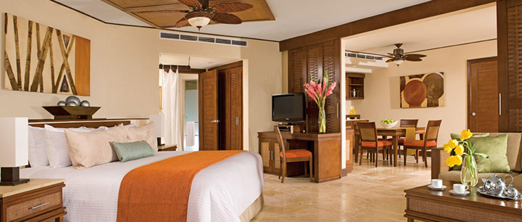 Dreams Riviera Cancun Resort Accommodations - Preferred Club Master Suite Ocean View