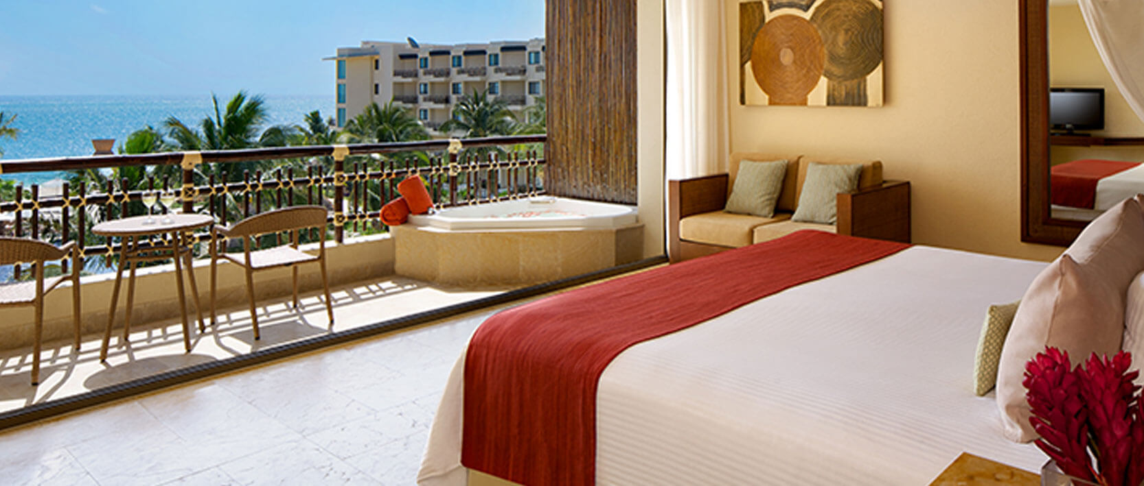 Dreams Riviera Cancun Resort Accommodations - Preferred Club Ocean View and Pool Front