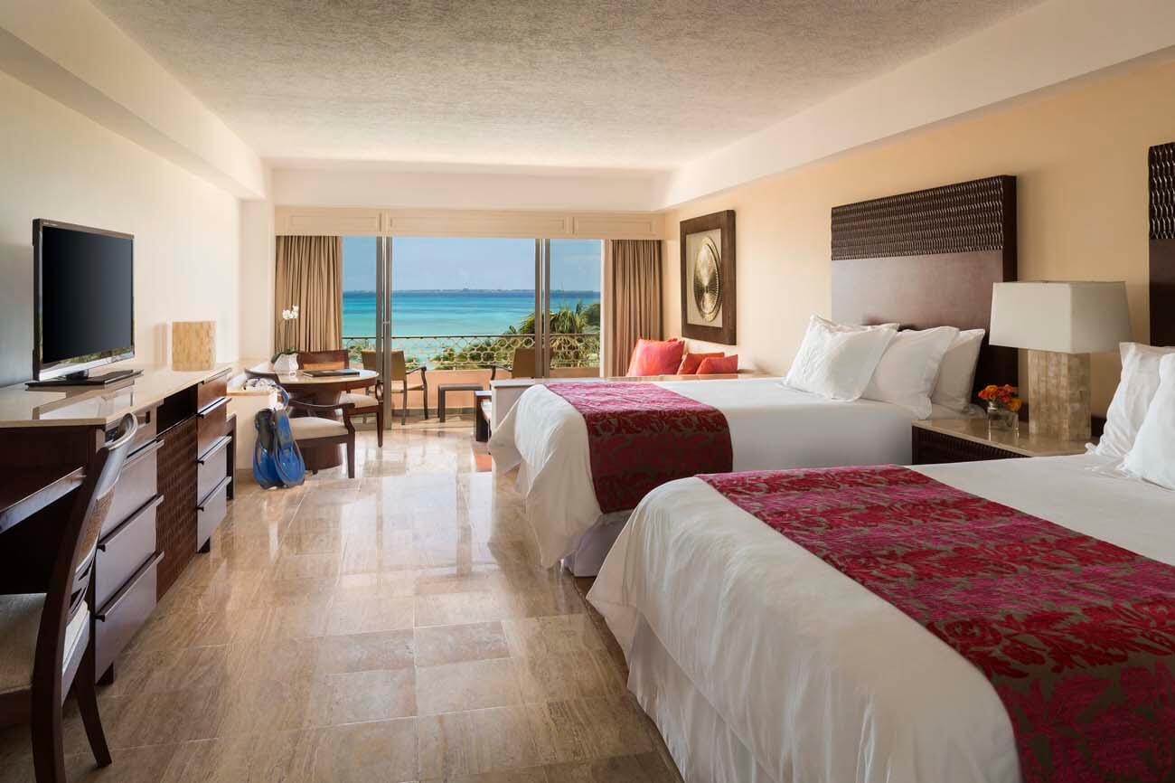 Grand Fiesta Americana Coral Beach Resort Hotels Vacations Accommodations - Junior Suite 2 Double, Ocean View