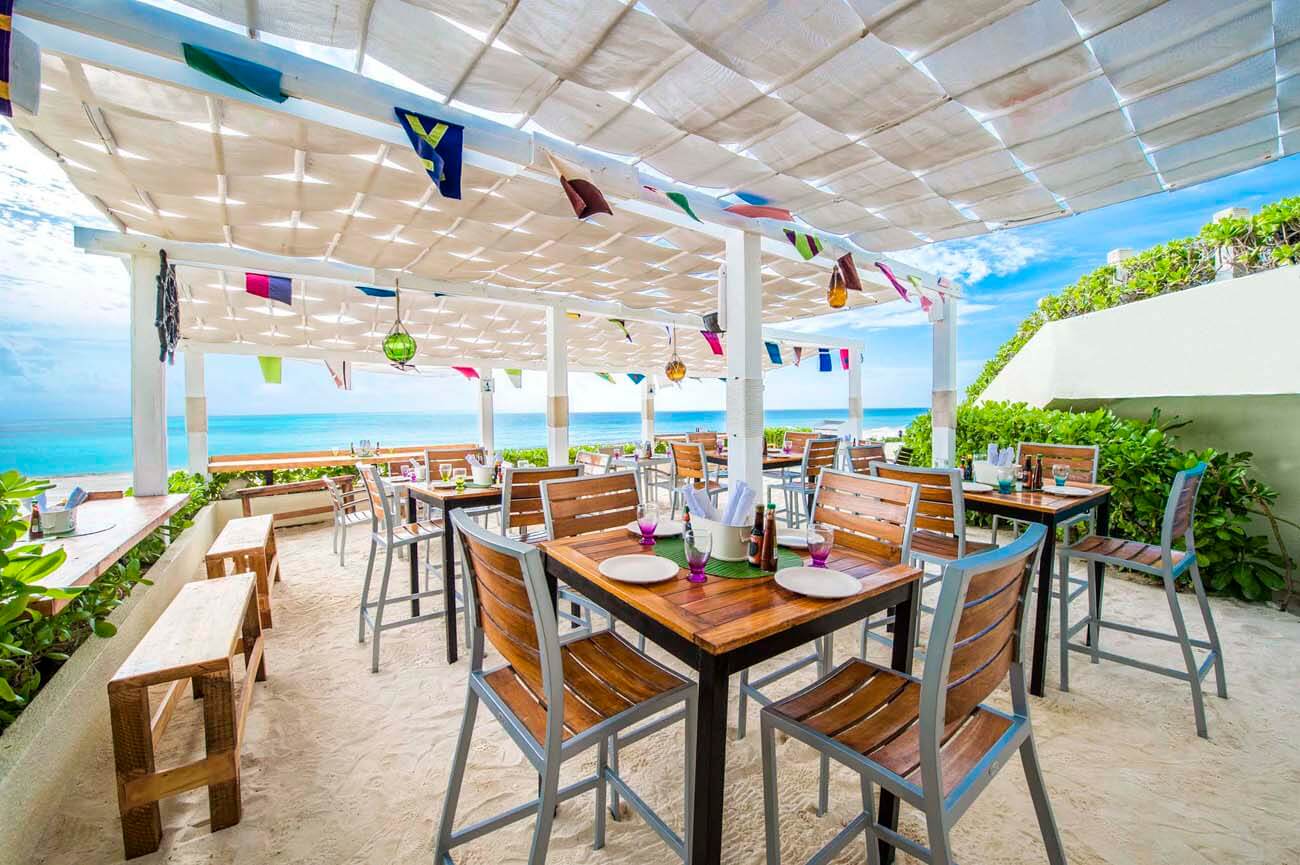 Live Aqua Cancun Resort Hotels Vacations Restaurants and Bars - Sea Corner