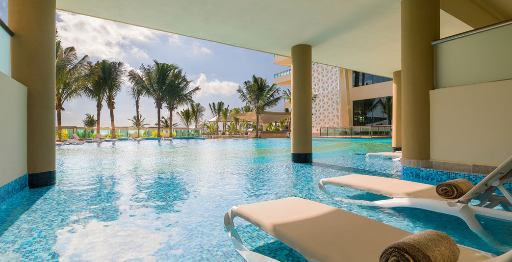 Generations Riviera Maya Accommodations - Oceanfront Three-Bedroom Pool Swim-Up Jacuzzi Suite