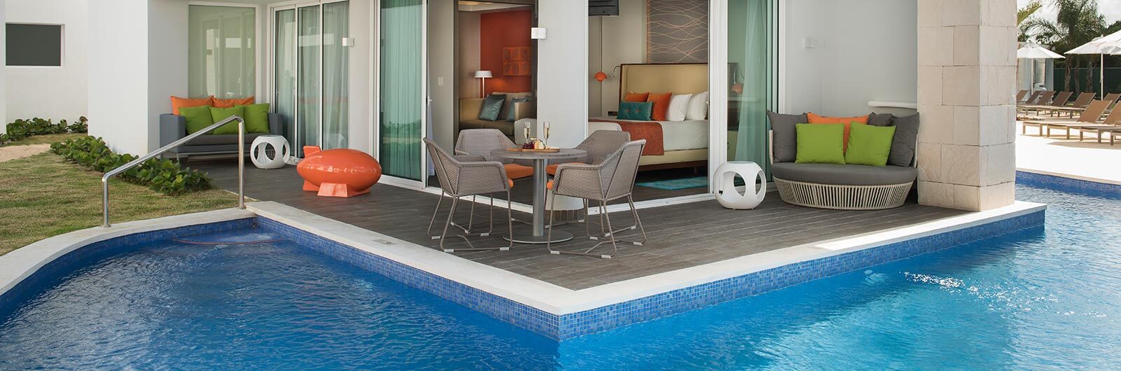 Nickelodeon Resort Punta Cana Accommodations - Swank Wraparound Swim-Up Suite