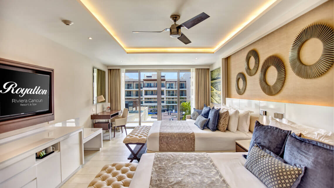 Hideaway Riviera Cancun Accommodations - Diamond Club Luxury Junior Suite