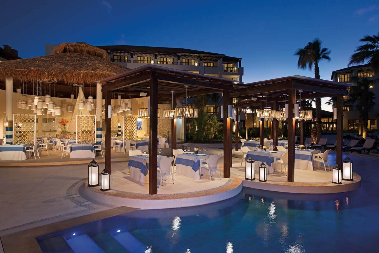Secrets Playa Mujeres Golf & Spa Resort Restaurants and Bars - Seaside ...