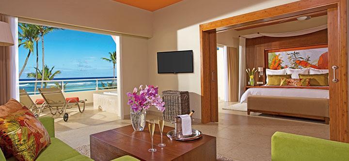 Breathless Punta Cana Xhale Club Master Suite Oceanfront View