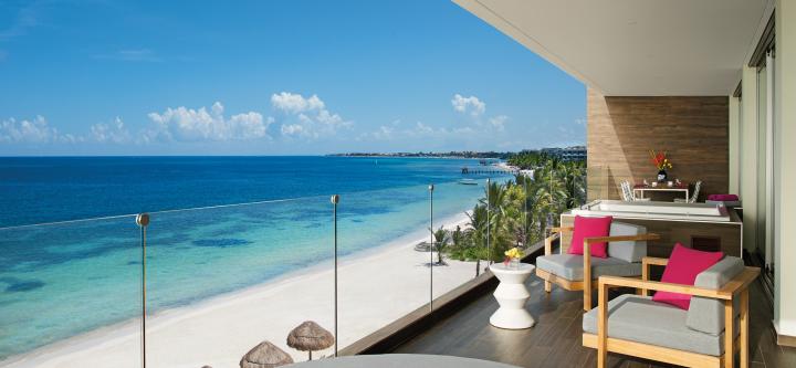 Breathless Riviera Cancun Accommodations - Xhale Club Presidential Suite Ocean Front