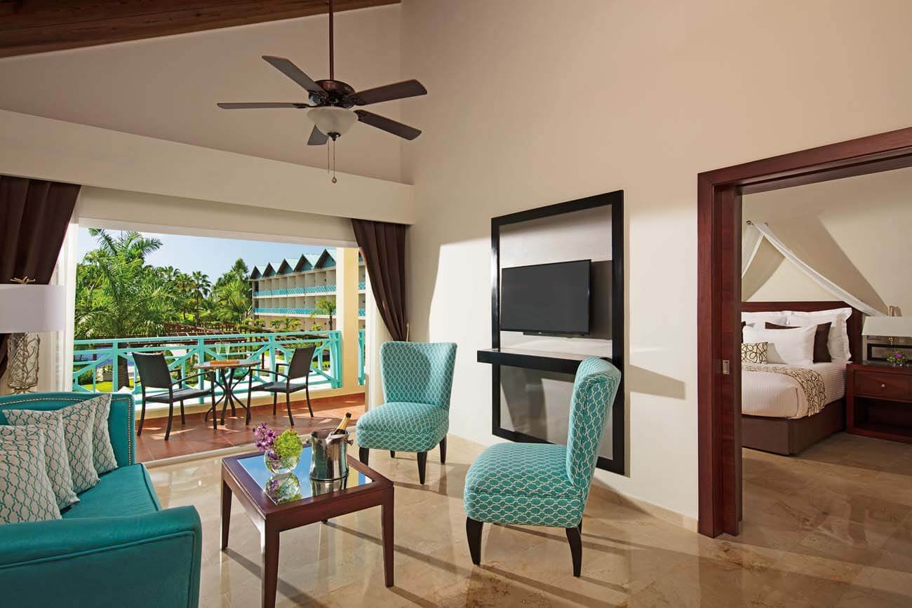 Dreams La Romana Resort Accommodations - Preferred Club Honeymoon Suite Garden View