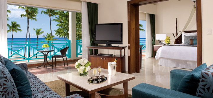 Dreams La Romana Resort Accommodations - Preferred Club Honeymoon Suite Ocean Front