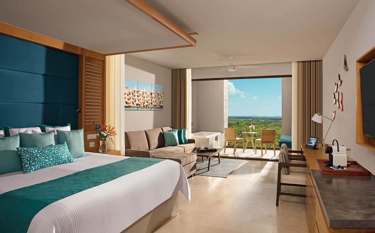 Dreams Playa Mujeres Resort Accommodations - Junior Suite Garden View