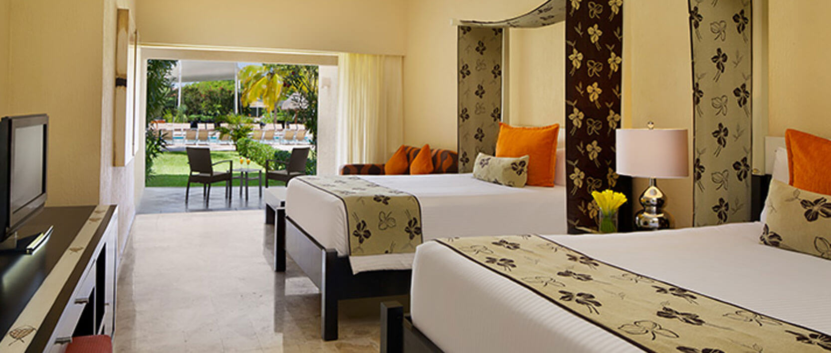Dreams Puerto Aventuras Resort Accommodations - Family Suite Deluxe Garden View
