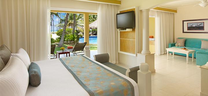 Dreams Punta Cana Resort Accommodations - Preferred Club Master 2 Bedroom Suite Troical or Partial Ocean View