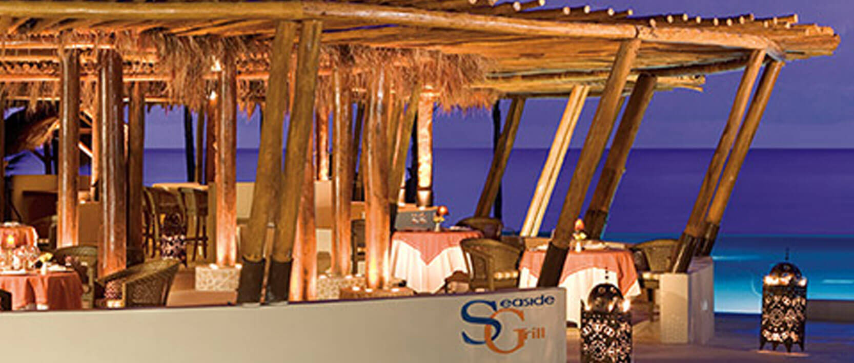 Dreams Riviera Cancun Resort Restaurants and Bars - Seaside Grill