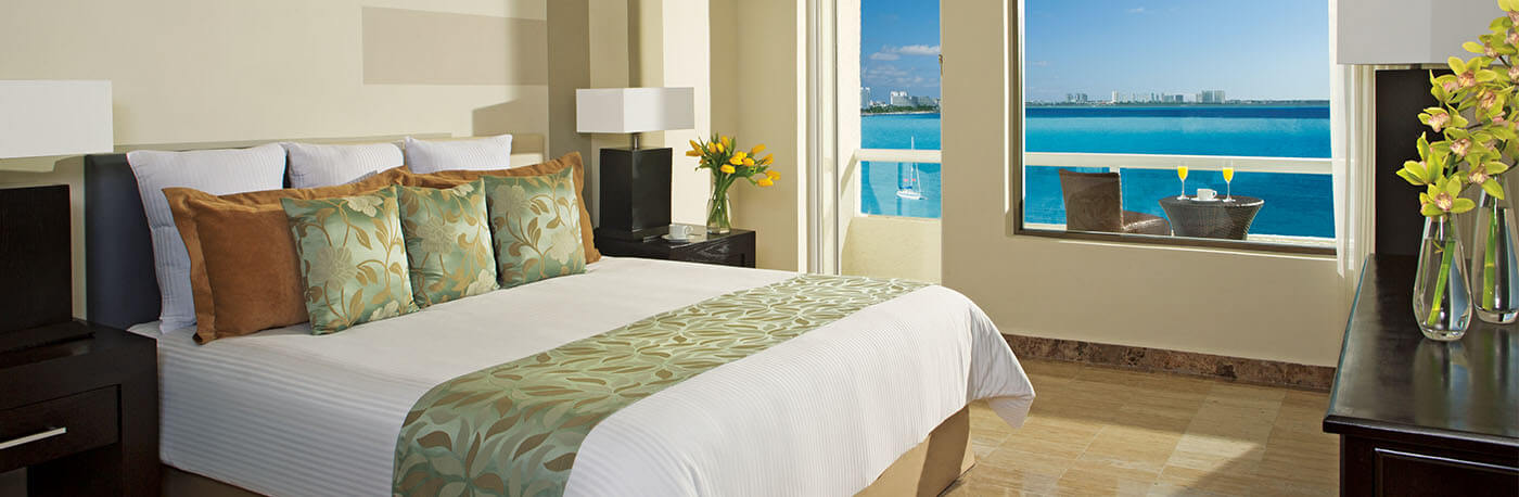 Dreams Sands Cancun Accommodations - Deluxe Ocean Front with Balcony