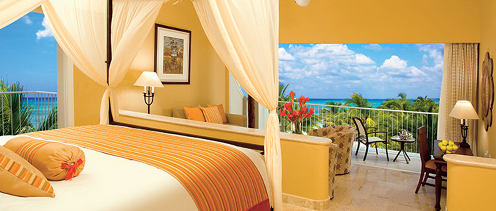 Dreams Tulum Resort Accommodations - Preferred Club Honeymoon Suite Ocean View