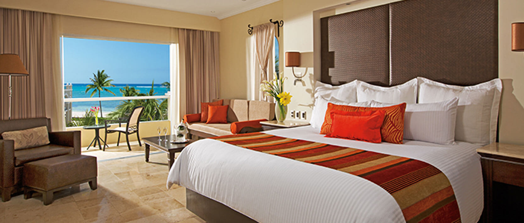 Dreams Tulum Resort Accommodations - Preferred Club Junior Suite Ocean Front