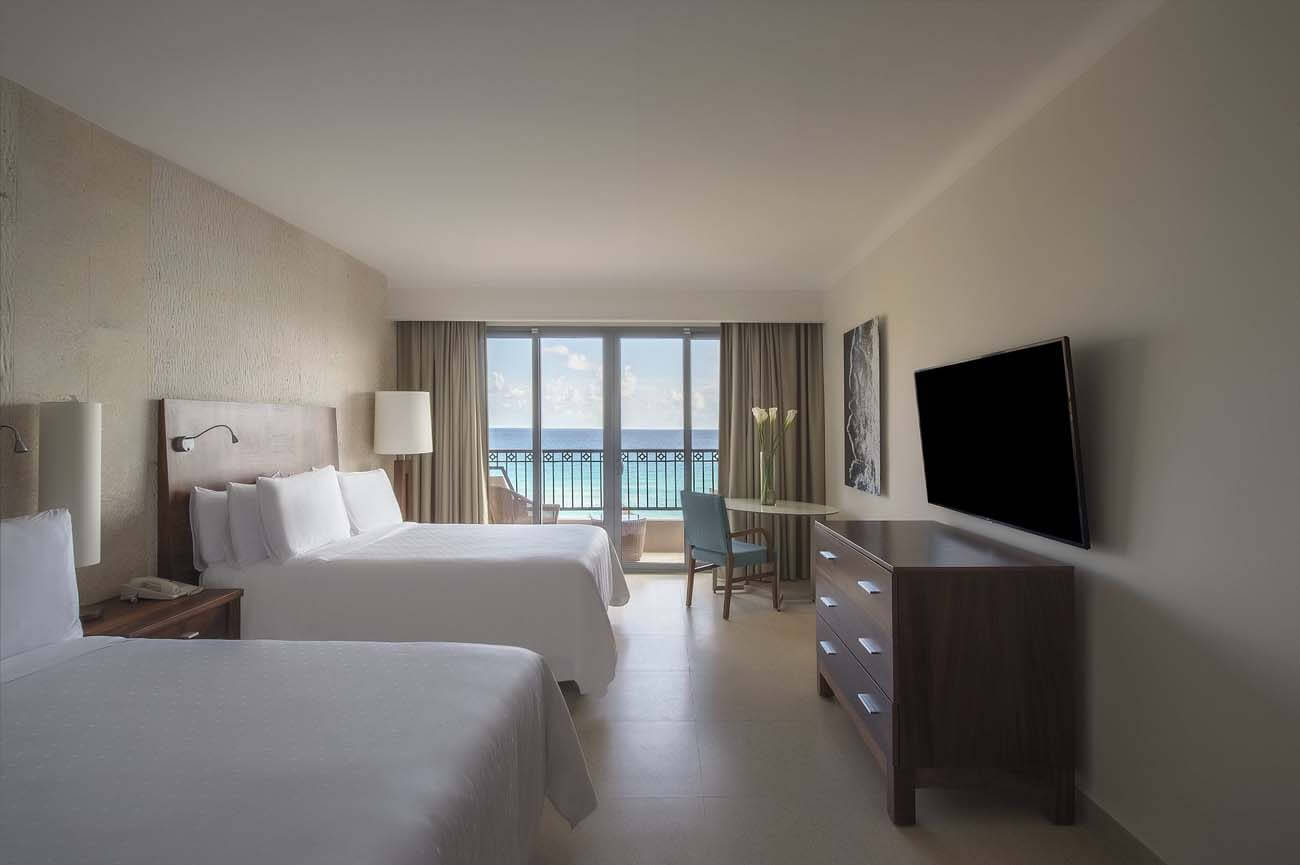 Fiesta Americana Condesa Cancun Resort Hotels Vacations Accommodations - Premium Ocean Front, 2 Double