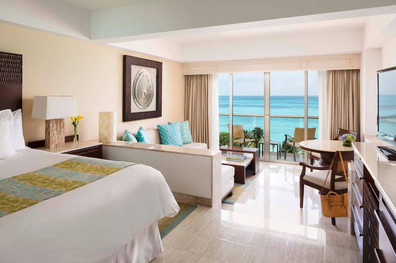 Grand Fiesta Americana Coral Beach Resort Hotels Vacations Accommodations - Junior Suite, 1 King, Ocean View