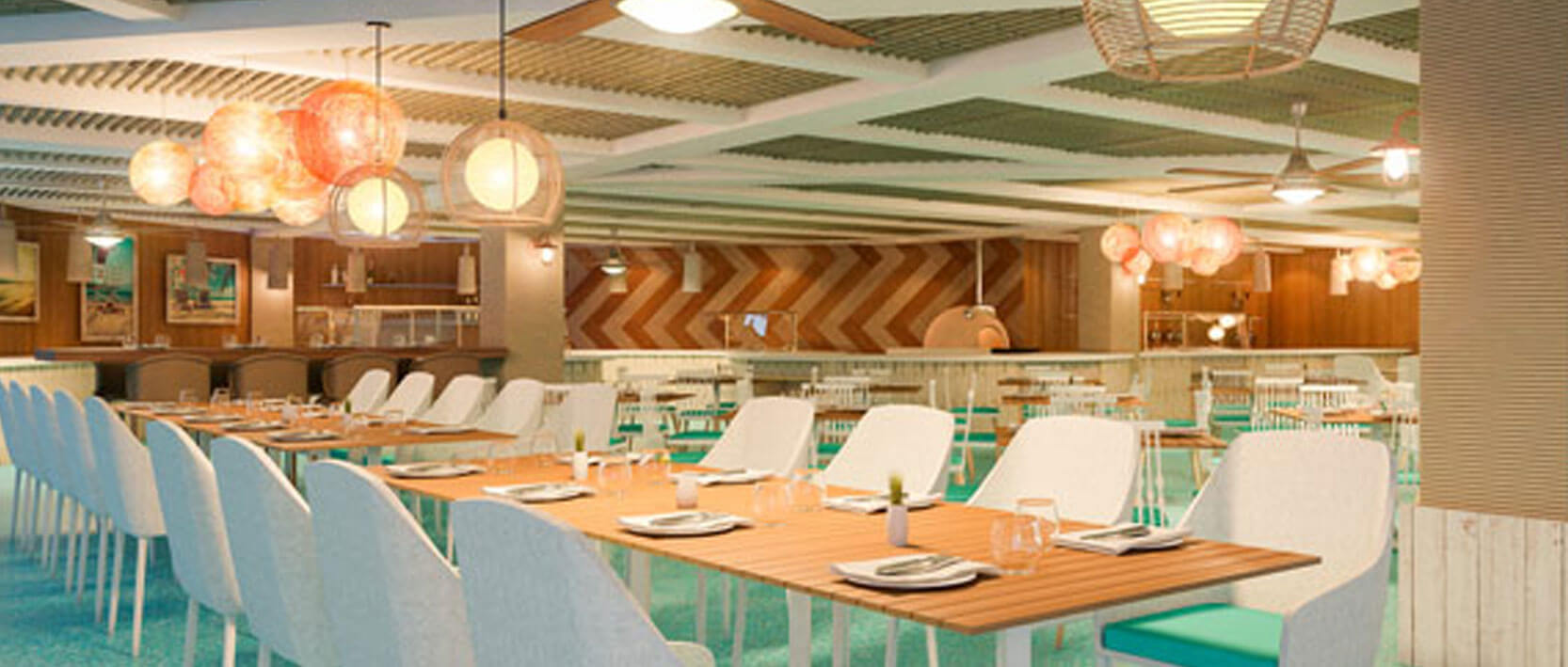 Gran Caribe Cancun Restaurants and Bars - Deck 74