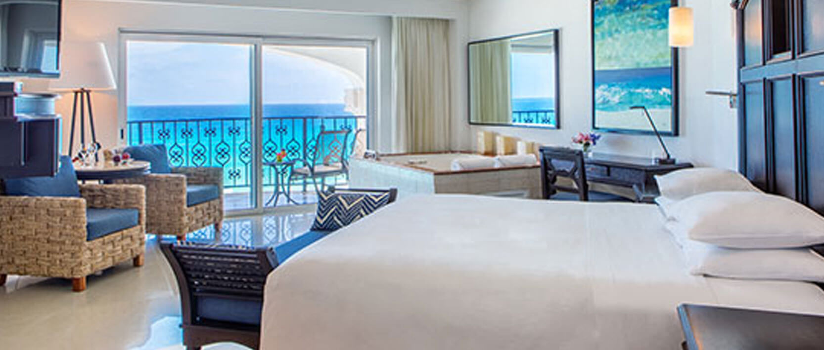 Hyatt Zilara Cancun Accommodations - Oceanfront Luxury Suite King