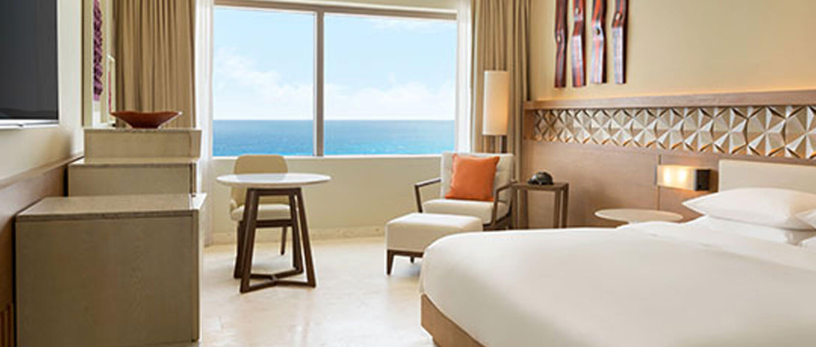 Hyatt Ziva Cancun Accommodations - Club Two Bedroom Oceanfront Suite