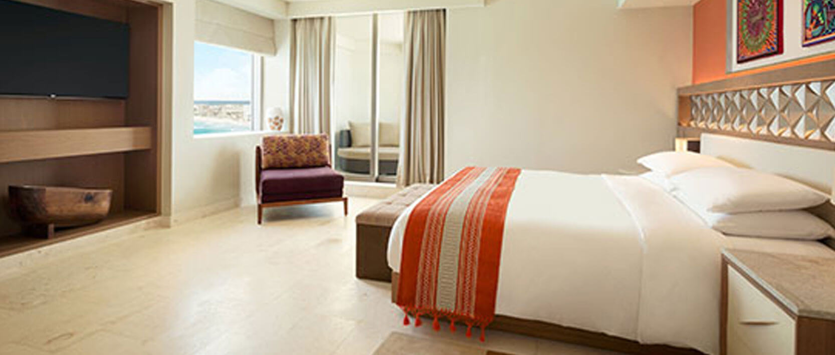Hyatt Ziva Cancun Accommodations - Club Ocean Front Master Suite