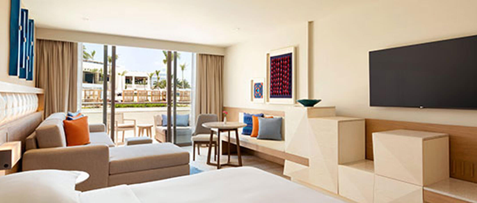 Hyatt Ziva Cancun Accommodations - Dolphin View Master King (With Sofa Bed) or Double