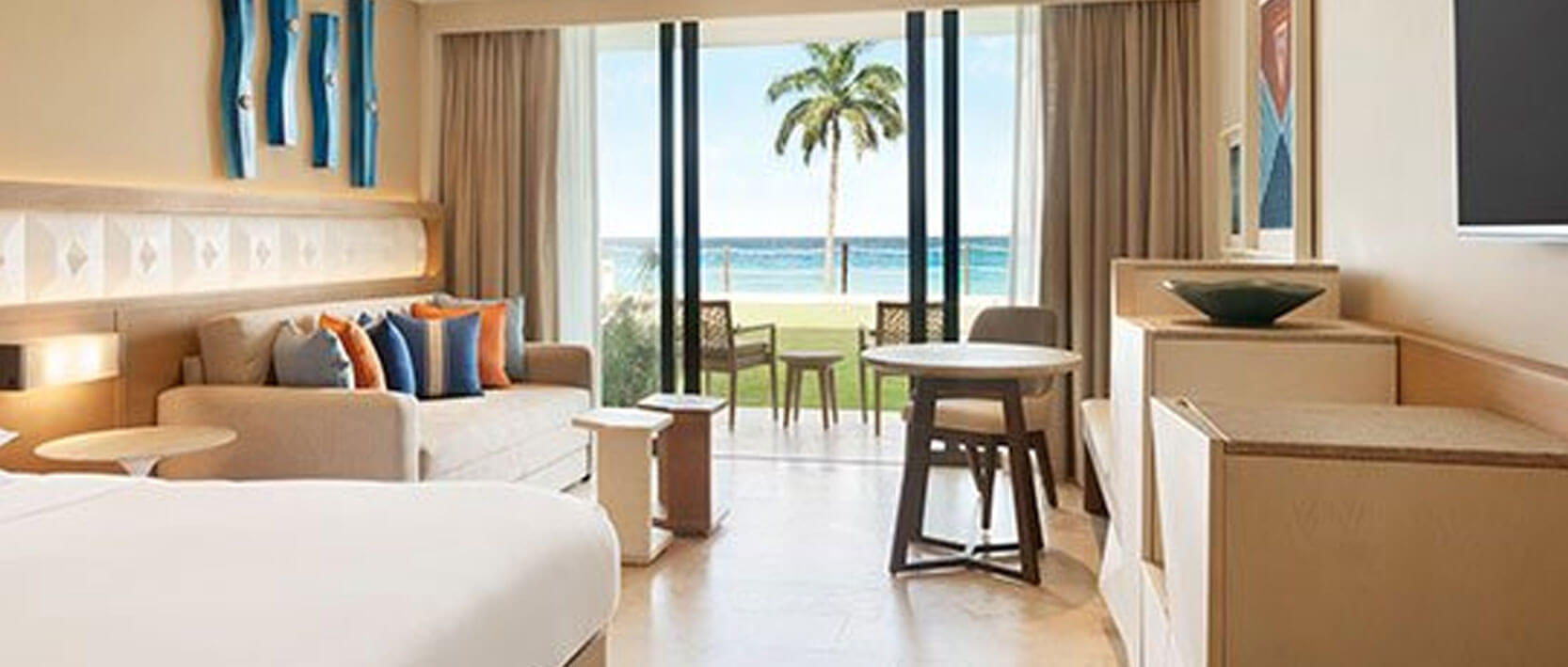 Hyatt Ziva Cancun Accommodations - King (With Sofa Bed) or Double Suite