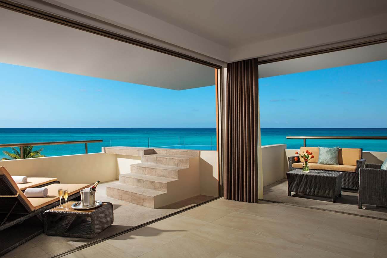 Secrets Aura Cozumel Accommodations - Preferred Club Rooftop Ocean Front Suite with Plunge Pool