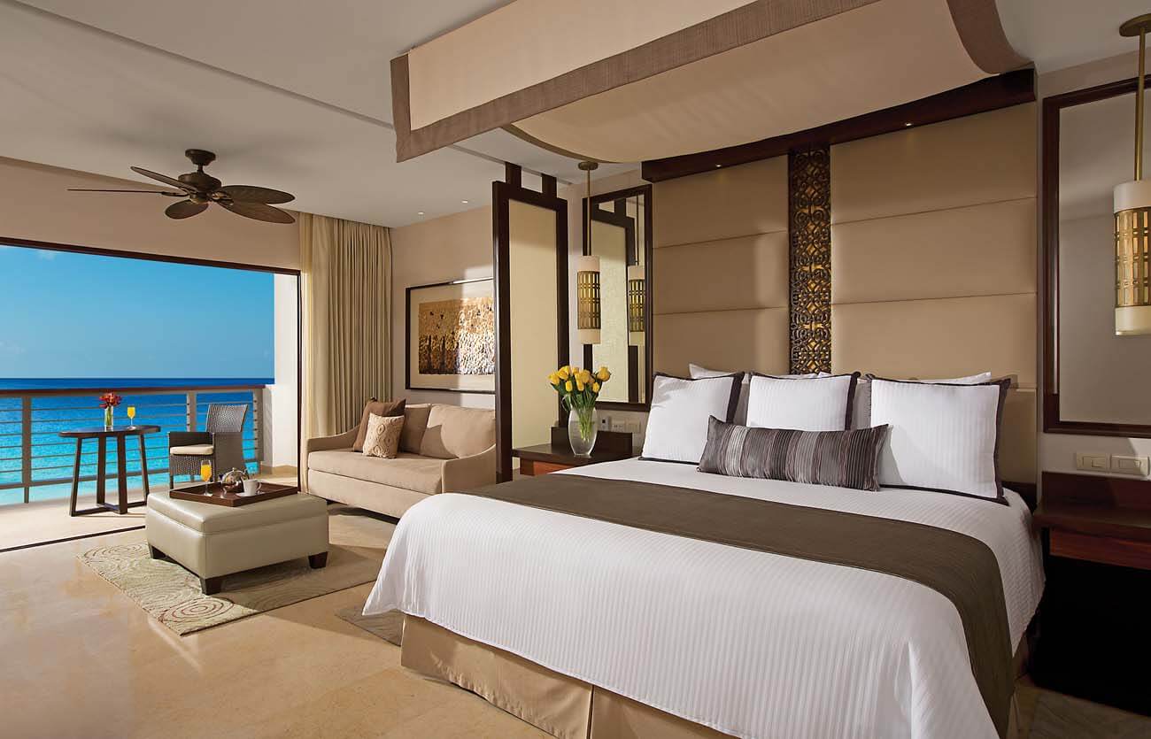 Secrets Playa Mujeres Golf & Spa Resort Accommodations - Preferred Club Junior Suite Ocean View