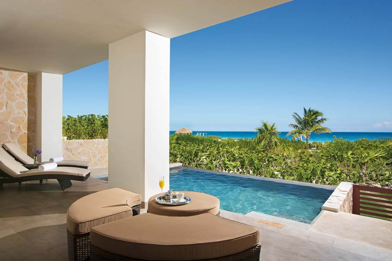 Secrets Playa Mujeres Golf & Spa Resort Accommodations - Preferred Club Master Suite Ocean Front Private Pool