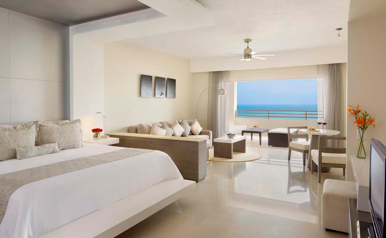Secrets Silversands Riviera Cancun Accommodations - Preferred Club Junior Suite Swim-Out Ocean Front